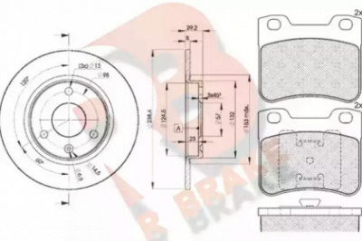 R BRAKE 3r11507199 -